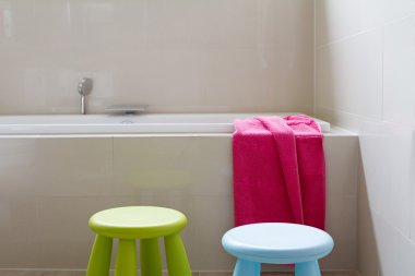 Tasarımcı aile banyo