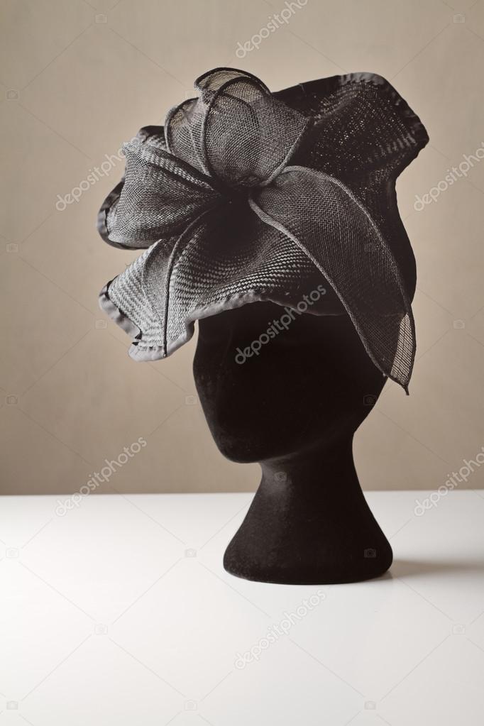 Black ladies dress accessory hat