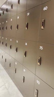 Numarası Dolaplı Modern Soyunma Odası Birimleri