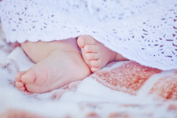 Baby hands and feet fingers — Stock Photo, Image