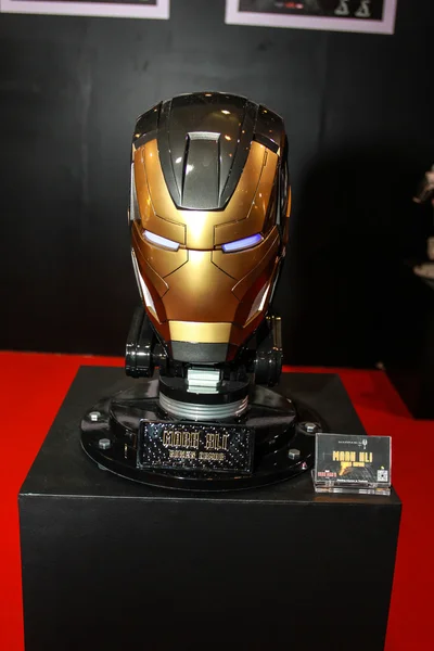 Un modello della Maschera di Iron Man dai film e fumetti — Foto Stock
