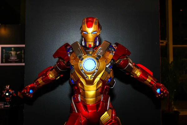 Model postava iron man z filmů a komiksů Stock Fotografie
