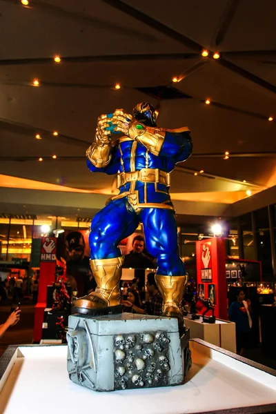 A model of the character  Thanos from the movies and comics — Stock Photo, Image
