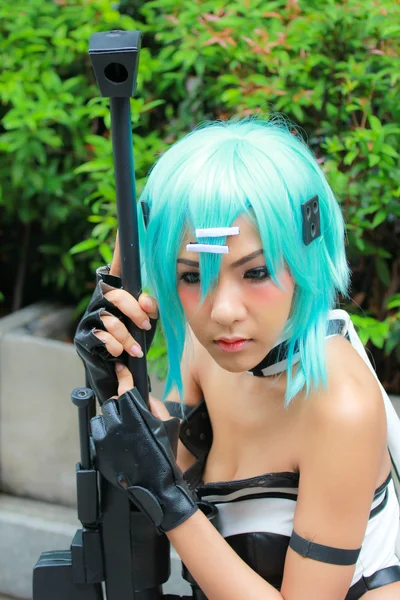 Cosplay anime japonés — Foto de Stock