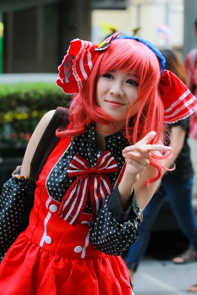 Cosplay anime japonés — Foto de Stock