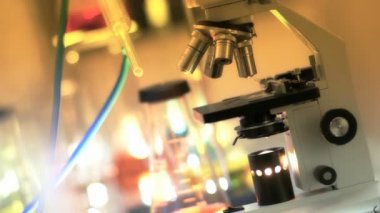 fask ve mikroskop ile diğer Laboratuar kapkacakları