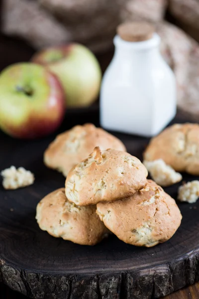 Cookies with apples — Stock Photo, Image