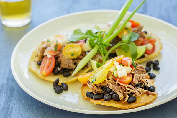 Krokante varkensvlees Tacos — Stockfoto