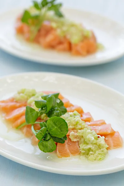 Salmón hawaiano Poke — Foto de Stock