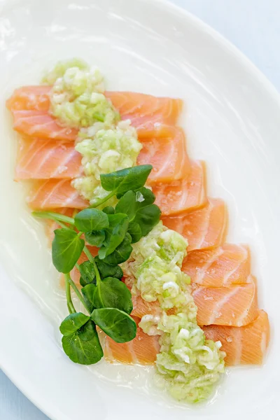 Hawaiian Salmon Poke — Stock Photo, Image