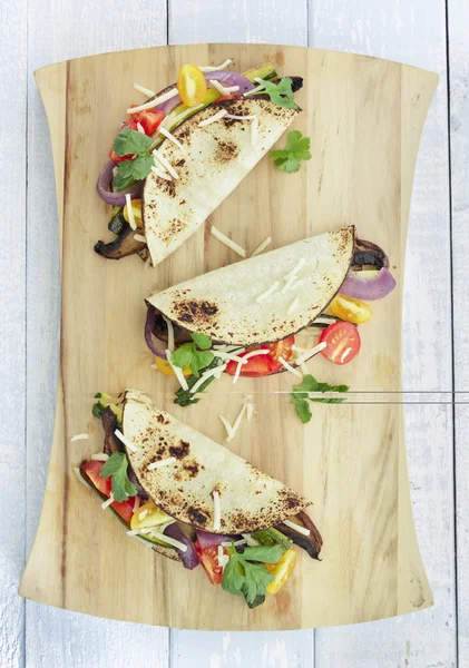 Rostade grönsaker tacos — Stockfoto