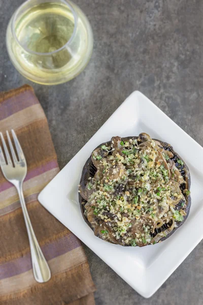 Portobello gratinado — Foto de Stock