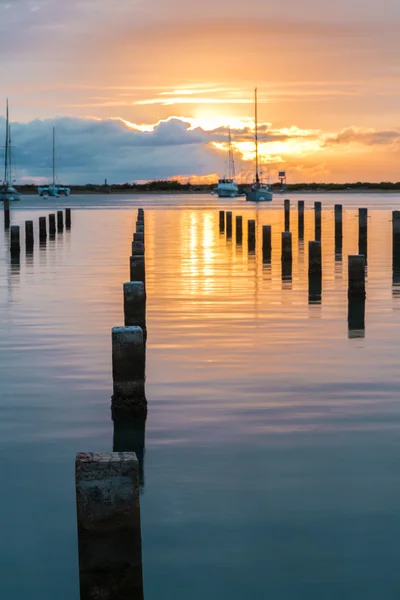 Pôr do sol do porto de Keehi — Fotografia de Stock