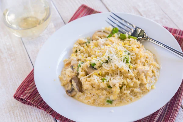 Brun risrisotto — Stockfoto