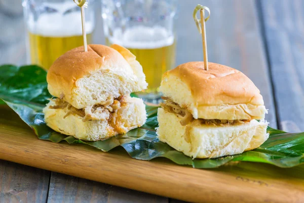 Kalua Pork Sliders — Stock Photo, Image