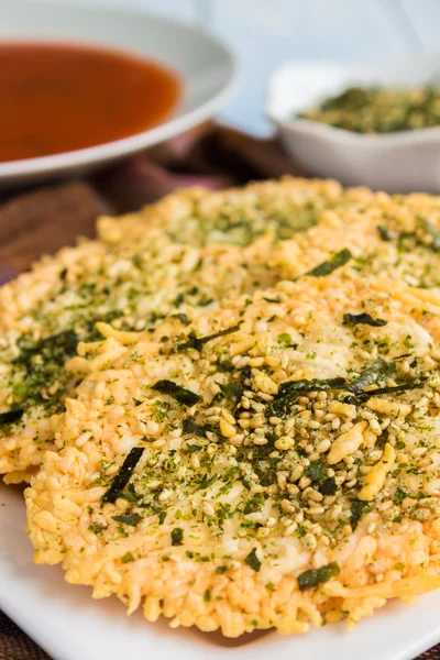 Crisps de Furikake de parmesano — Foto de Stock