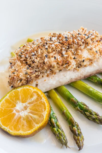 Verkrustete Mahi Mahi — Stockfoto