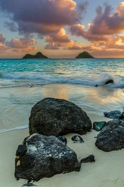 Lanikai Hawaii gündoğumu