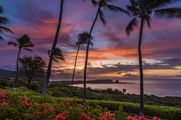 Lanai Havaí Sunrise — Fotografia de Stock