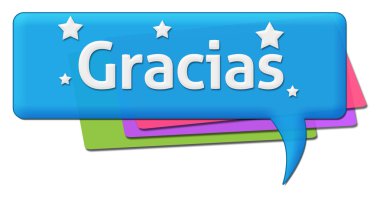 Gracias renkli yorum sembolü
