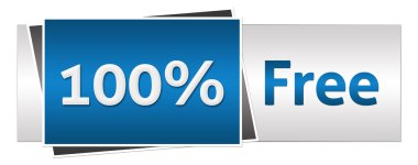 Yüz yüzde ücretsiz mavi gri yatay