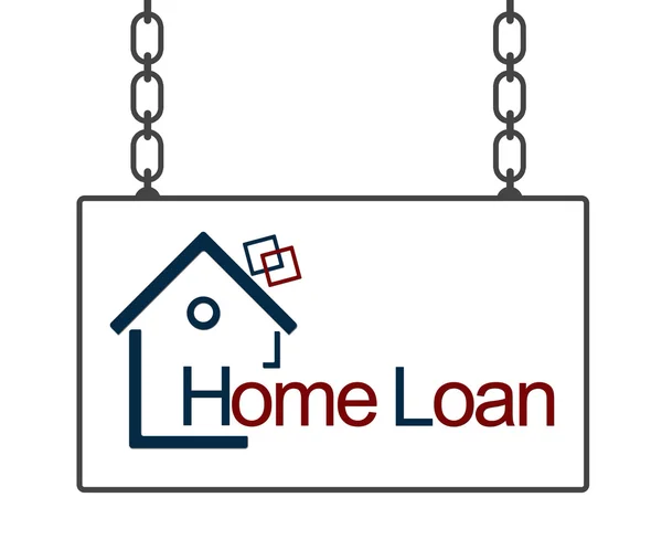 Home Loan Signboard — Stock Photo, Image