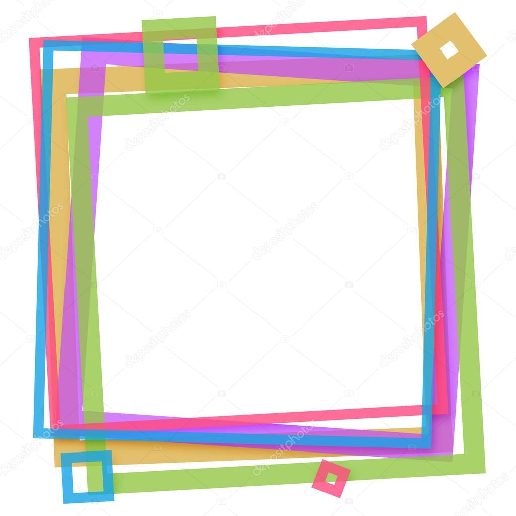 Colorful Square Frame