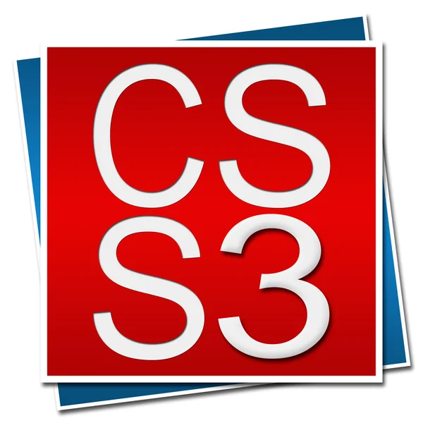 CSS 3 Red Blue Background — Stock Photo, Image