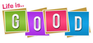 İyi renkli bloklar hayattır 