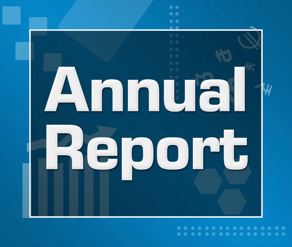 Informe anual Tema de negocios Antecedentes — Foto de Stock