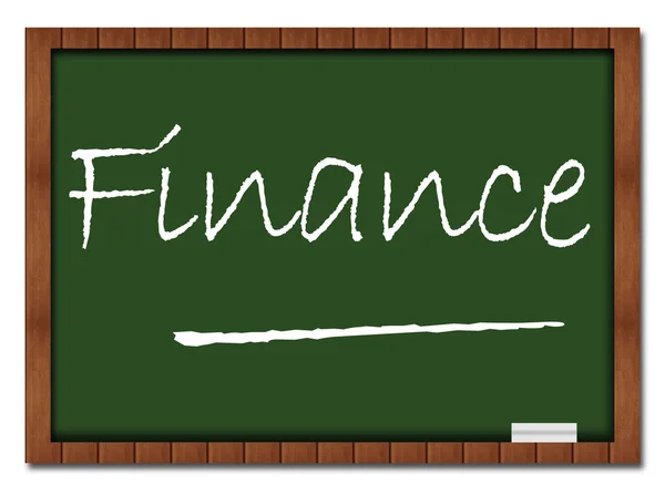 Finance Classroom Board — Stock Photo, Image