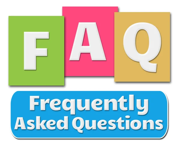 FAQ Rayas coloridas —  Fotos de Stock