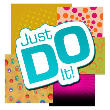 Sadece bunu çeşitli renkli arka plan 