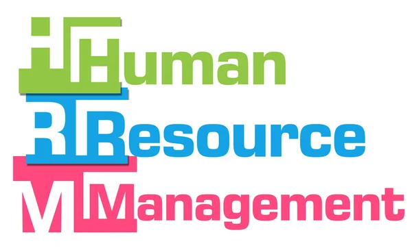 Human Resource Management Colorful Stripes — Stock Photo, Image