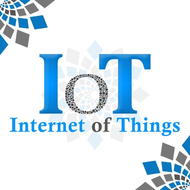 Çok - şeyler mavi gri kareler öğeleri Internet 