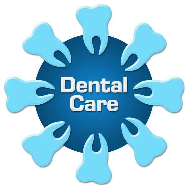 Dental Care Teeth Circular — Stock Photo, Image