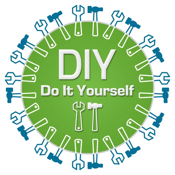 Diy-직접 원형 할 — 스톡 사진