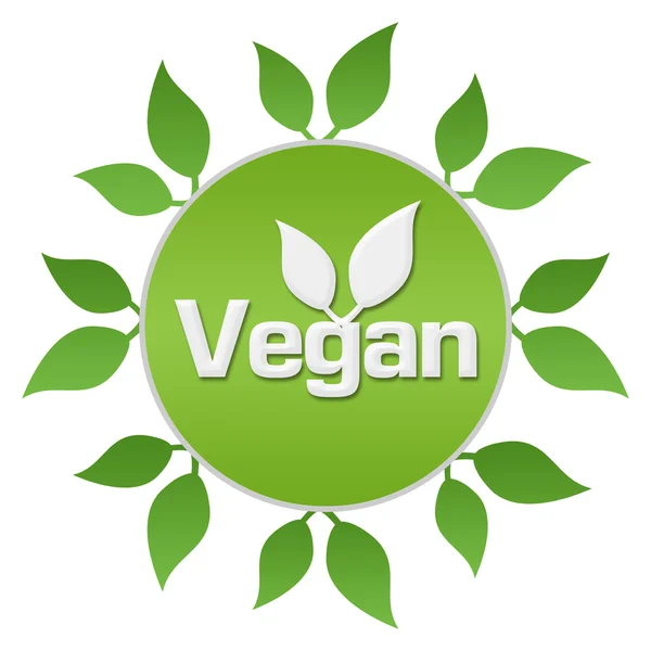 Vegano deja circular — Foto de Stock