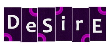 Desire Purple Pink Stripes Rings  clipart