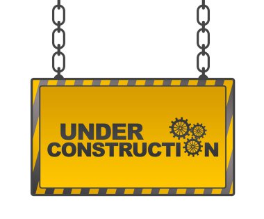 Yapım aşamasında Gears tabela ile 