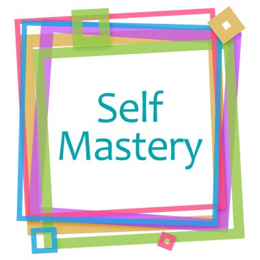 Kendini Mastery renkli çerçeve