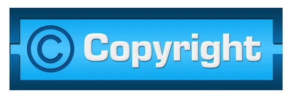 Copyright Blocos azuis sombreados — Fotografia de Stock