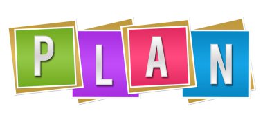 Planı renkli bloklar