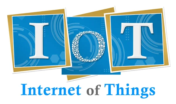 IoT - Internet Of Things Technical Squares — Stock Photo, Image