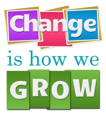 Nasıl renkli çizgili kareler büyümek değişimdir 