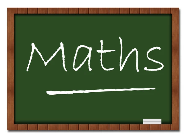 Matemática Sala de Aula Board — Fotografia de Stock