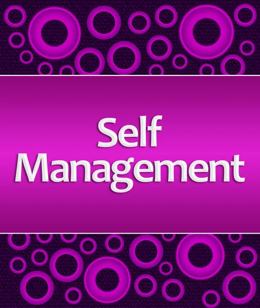 Stock image Self Management Purple Pink Rings 