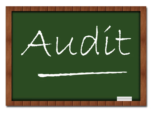 Audit Classroom Board — Stock Photo, Image