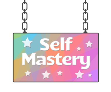 Kendini Mastery renkli tabela 
