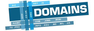 Etki alanları Wordcloud mavi çizgili 